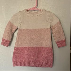 Gymboree Pink colorblock dress 18-24 months